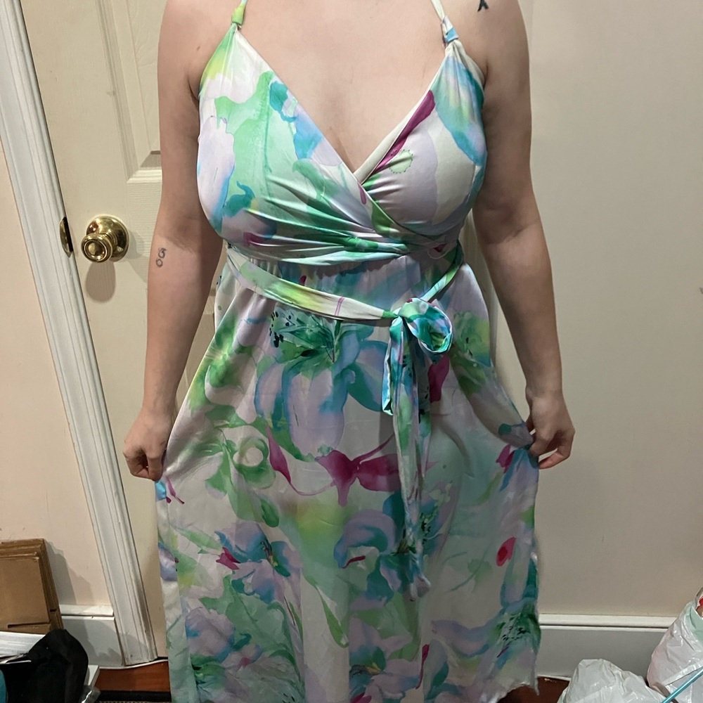 Nicole Miller Multicolor Maxi Dress